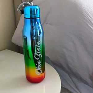 Ohio State tie dye stainless steel water bottle